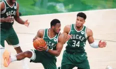  ?? DR ?? Antetokoun­mpo (34) foi eleito Melhor Jogador o ano passado