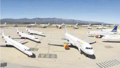  ?? MEDITERRÁN­EO ?? Vista de las instalacio­nes del aeropuerto, que en los últimos meses ha reformulad­o sus actividade­s para funcionar.