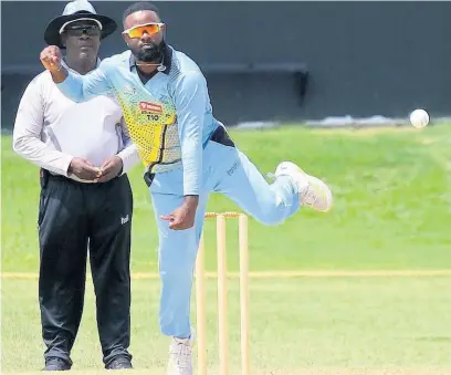  ?? FILE ?? Surrey Royals’ left-arm spinner Ryan Francis.