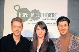  ??  ?? William Whelton, Katy Lipson and Joseph Houston