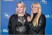  ?? SLAVEN VLASIC — GETTY IMAGES ?? Lindsay Lohan and Dina Lohan attend a 2017holida­y party at The Magic Hour in New York City.