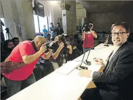  ?? FOTO: PEP MORATA ?? Agustí Benedito debe 9.862,53 euros al club del proceso electoral de 2015