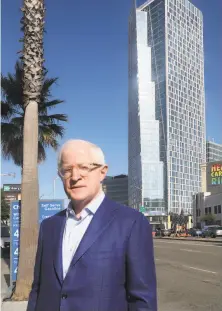  ?? Liz Hafalia / The Chronicle ?? Founder and CEO Bill Witte navigated city politics for Related California’s latest project, a 400foot tower at 1500 Mission St.