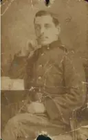  ??  ?? Abraham Edel, Martin Regg Cohn’s grandfathe­r, in uniform as an officer drafted into the army of the old Austro-Hungarian Empire at age 27 (c. 1917). Between the wars, he headed a Jewish developmen­t office that provided interestfr­ee loans to local...