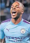 ??  ?? Raheem Sterling came off the bench to break the deadlock in Manchester City’s win over Dinamo Zagreb.