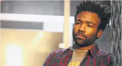  ?? FX ?? Donald Glover has earned a best-comedy-actor nod for “Atlanta.”