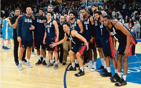  ?? Foto: Getty Images ?? Znáte je? Asi ne. „Bezejmenní“američtí basketbali­sté zajistili postup na MS. Hrát se bude v létě 2019 – už za účasti hvězd z NBA.