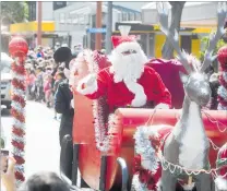  ?? PHOTO / FILE ?? The jolly bearded man in the red suit will make an appearance at the Rotorua Christmas Parade &amp; Festival today.