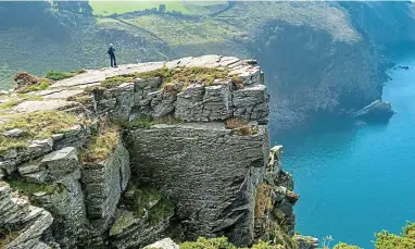  ??  ?? Dramatic corner of Devon: The striking Valley of Rocks is just a mile from Lynton