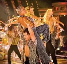  ?? PA ?? Lift off: Pros Gorka Marquez and Karen Hauer start show