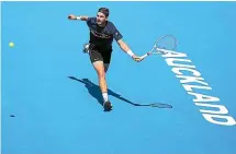  ?? ?? Cameron Norrie reached the final of the ASB Classic in 2019, losing to Tennys Sandgren.