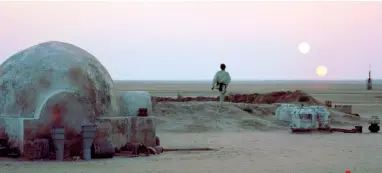  ??  ?? SAND, PEOPLE
Star Wars: setting the standard for single-biome planets since 1977.