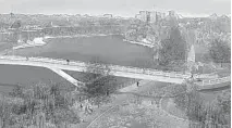  ??  ?? The proposed Rideau Canal bridge between Fifth Avenue and Clegg Street is set to begin constructi­on in September.