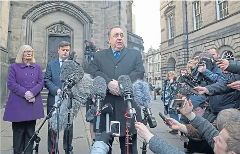  ??  ?? A Holyrood committee wants to know why £512,250 paid out to Alex Salmond, pictured, is not published online.