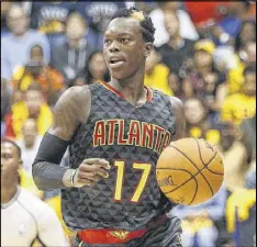  ?? JOHN MINCHILLO / ASSOCIATED PRESS ?? Dennis Schroder will be the starting point guard for the Hawks in the fall after Jeff Teague was traded during the offseason.