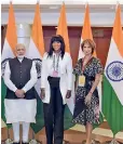  ??  ?? Meeting India’s Prime Minister Narendra Modi