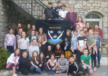  ??  ?? Wexford Swimming Club members at their awards night.