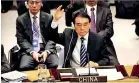  ?? ?? China, which is politicall­y sensitive to the issue of Taiwan –which it considers a province of mainland China– has been openly critical of the use of the name “Taiwan” at UN gatherings