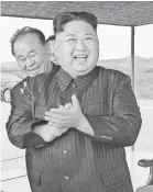  ??  ?? Kim Jong Un has been a master bogeyman. KOREA NEWS SERVICE VIA AP