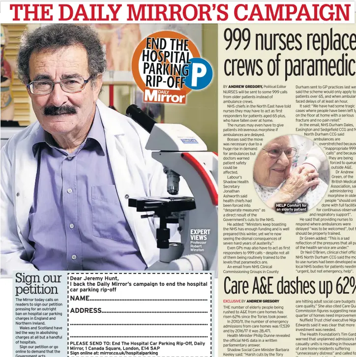  ??  ?? EXPERT VIEWS Professor Robert Winston