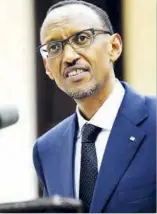  ??  ?? President Paul Kagame