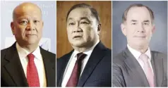  ?? Sabin Aboitiz ?? (From left) Ramon Ang, Manuel Pangilinan and
*