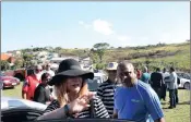  ??  ?? Deputy Mayor Fawzia Peer (left) with Kathy Naicker at Crossmoor Stadium in Chatsworth.