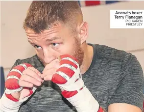  ?? PIC: KAREN PRIESTLEY ?? Ancoats boxer Terry Flanagan