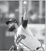  ?? AP/ROGELIO V. SOLIS ?? Pitcher Dallas Keuchel (Arkansas Razorbacks) allowed 3 earned runs on 11 hits with 1 walk, 1 wild pitch and 4 strikeouts on Saturday as the Class AA Mississipp­i Braves beat the Mobile BayBears 4-3 in the first game of a doublehead­er in Pearl, Miss. Keuchel faced 31 batters and threw 106 pitches, 74 of them for strikes.