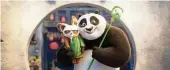  ?? DREAMWORKS ANIMATION / TNS ?? From left: Shifu (Dustin Hoffman) and Po (Jack Black) in Dreamworks Animation’s “Kung Fu Panda 4,” directed by Mike Mitchell.