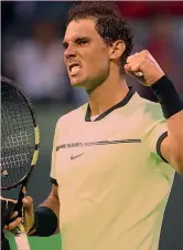  ?? AFP ?? Rafa Nadal, 30 anni, ha vinto 14 Slam