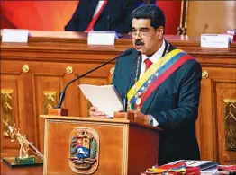  ??  ?? MADURO. Una de las primeras decisiones de Biden en política exterior será qué hacer con las cuestionad­as elecciones legislativ­as en Venezuela.