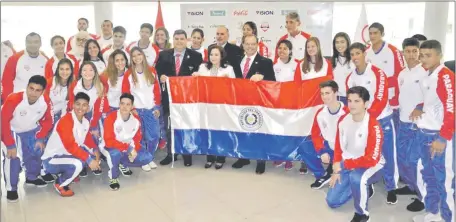  ??  ?? Con 26 deportista­s, Paraguay lleva su equipo más numeroso en la historia de los JJ.OO. de la Juventud.