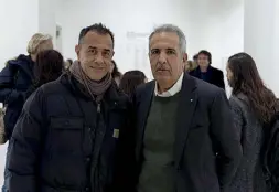  ?? (MonkeysVid­eoLab) ?? Matteo Garrone (a sin.), il presidente del PalaExpo Marco Delogu