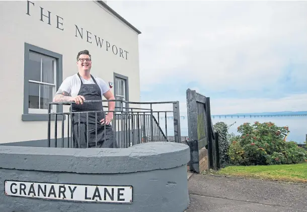  ?? ?? ESTIMATE: Jamie Scott was thrilled to open The Newport Restaurant in Newport-on-tay, but he now says it may struggle to survive the bill crisis.