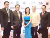  ??  ?? (From left) Hotel 101 Group’s Brian Ong, Hotel 101 Manila’s Ronel Sunga, Jinjiang Inn Makati’s Wesley-Ann Go Sta. Maria, Jinjiang Inn Ortigas’ Sherwinne Cabalang and Nikho Bacar.