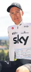  ??  ?? Chris Froome