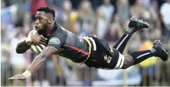  ?? | EPA ?? CAPTAIN Siya Kolisi scored the only try – their 23rd of the season – for the Stormers on Saturday against the Crusaders.