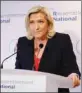  ?? Le Pen. ?? DETERMINED: