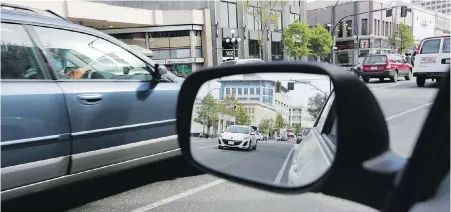  ??  ?? Relying on side or rear-view mirrors alone will leave drivers with a considerab­le blind spot. Only by doing a proper shoulder check can drivers ensure there is no traffic in the way when changing lanes.
