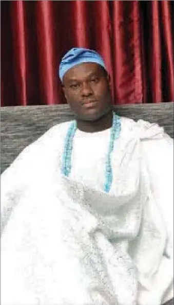  ??  ?? Ogunwusi...young and dynamic