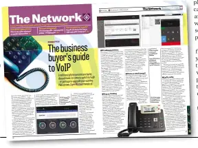  ??  ?? BELOW When looking for a VoIP system for your business, bear in mind how it scales up to multiple phones