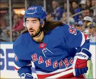  ?? Frank Franklin II / Associated Press ?? Rangers forward Mika Zibanejad had two goals and two assists in Friday’s come-from-behind 5-3 road victory over the Penguins to even the series 3-3 and force Game 7 on Sunday night at Madison Square Garden.