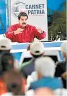  ??  ?? El mandatario Nicolás Maduro.