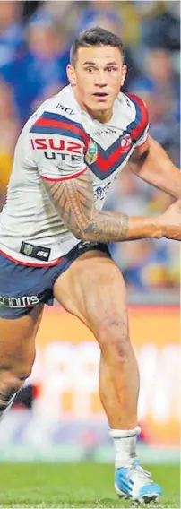  ?? Picture: FILE ?? Sonny Bill Williams of the Roosters in 2014. He is making a return to rugby league.