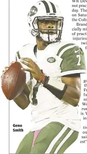  ??  ?? Geno Smith