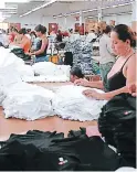  ?? FOTO: EL HERALDO ?? El 84.2% de lo exportado por la maquila hondureña es ropa.