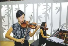  ?? Courtesy: SIBF ?? Artists from Japan – Sharjah Internatio­nal Book Fair’s Guest of Honour – delight crowds with a classical music concert.