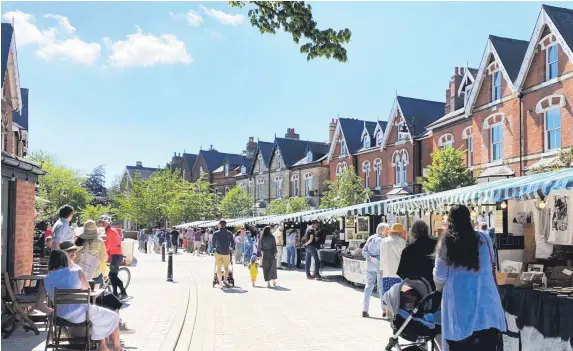  ?? ?? >
Edgbaston Village Market has returned to Greenfield Crescent between Harborne Road and Calthorpe Road on the second Saturday of every month