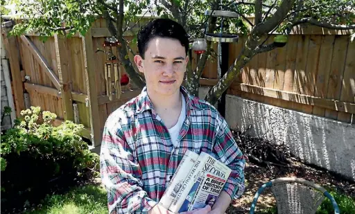  ?? PHOTO: SARA MEIJ/ FAIRFAX NZ ?? Nelson College year 12 student Matthew French is the region’s only student selected to attend the Royal Society conference ‘‘Powering Potential’’ in Wellington.